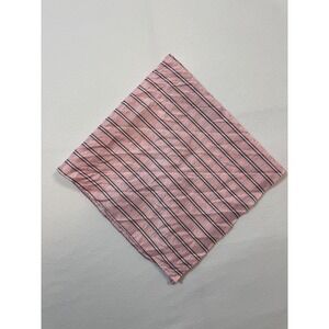 Y2K Barbiecore Victoria's Secret Logo Stripe Scarf Womens OS Pink